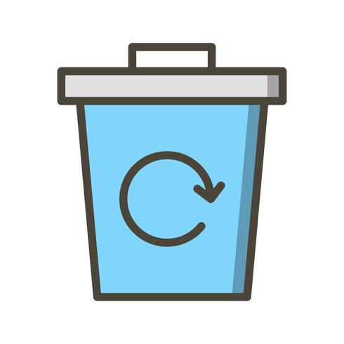 Garbage Recycle Vector Icon