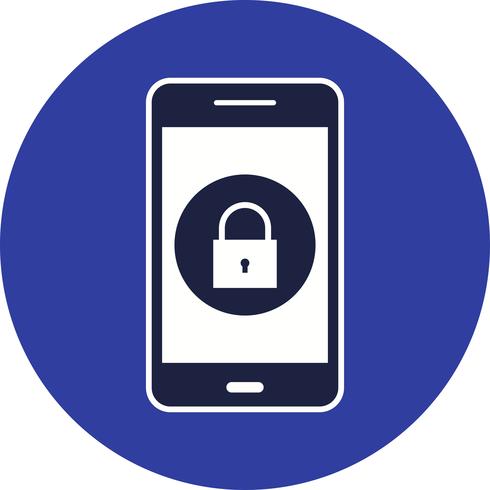 Lock Mobile Application Vector Icon