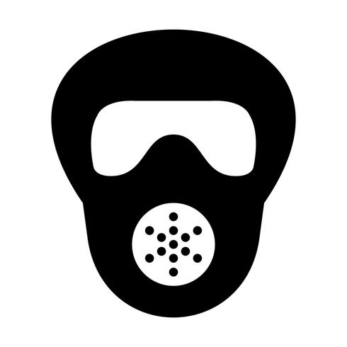 Gas mask Vector Icon