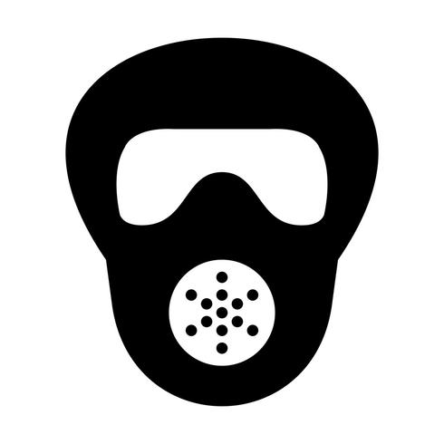 Gas mask Vector Icon