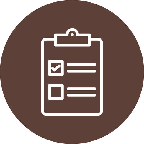 Vector Checklist Icon