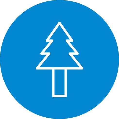 Pine Tree Vector Icon   