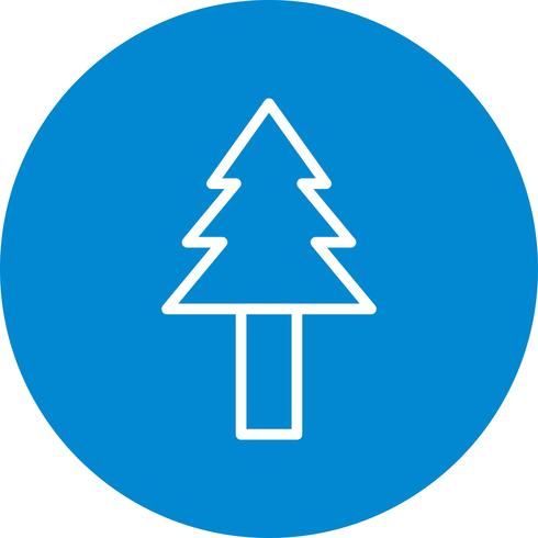 Pine Tree Vector Icon   