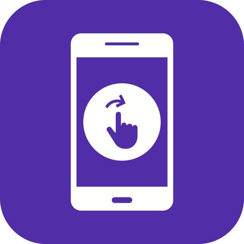 Swipe Mobile Application Vector Icon