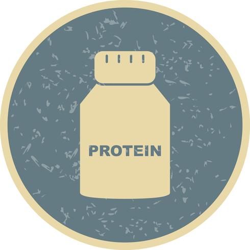 Vector icono de proteína