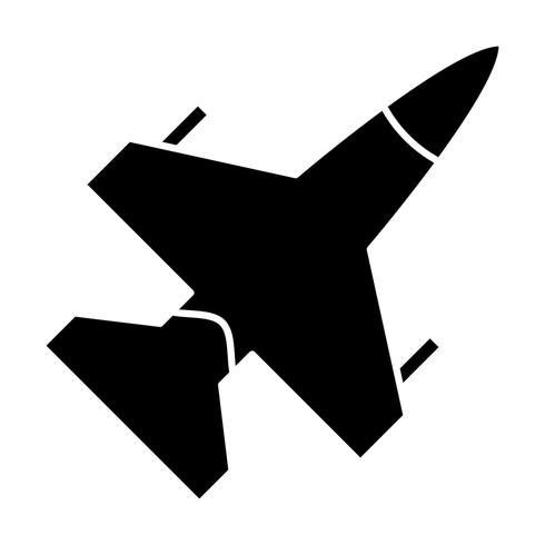 Icono de Vector de Jet