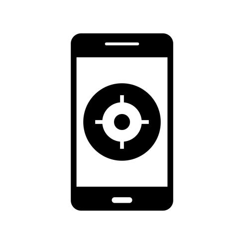 GPS Mobile Application Vector Icon