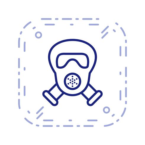 Gas mask Vector Icon