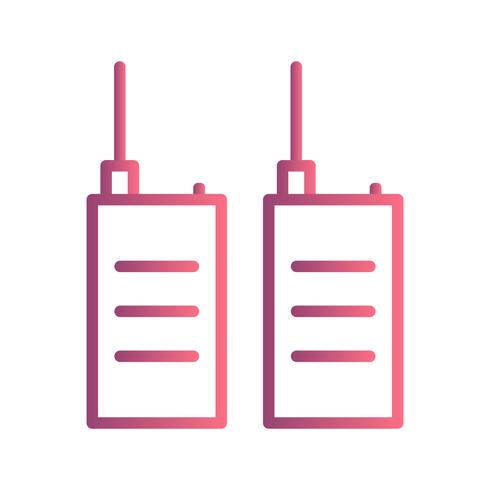 Walkie talkie Vector Icon