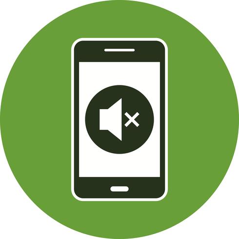 Silent Mobile Application Vector Icon