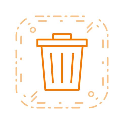 Icono de vector de residuos