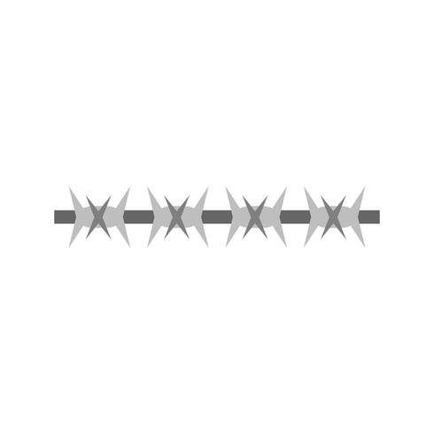 barbed wire Vector Icon