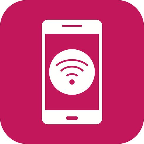 Icono de Vector de Aplicación Móvil Wifi