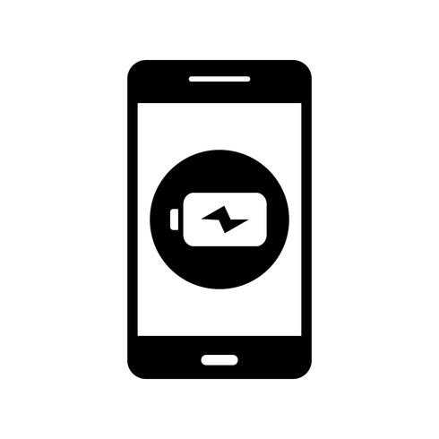 Charging Mobile Application Vector Icon