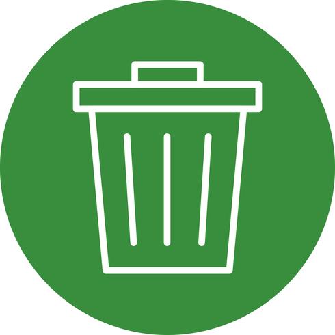 Icono de vector de residuos