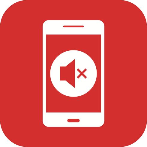 Silent Mobile Application Vector Icon