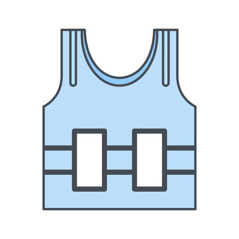 Bullet Proof Jecket Vector Icon