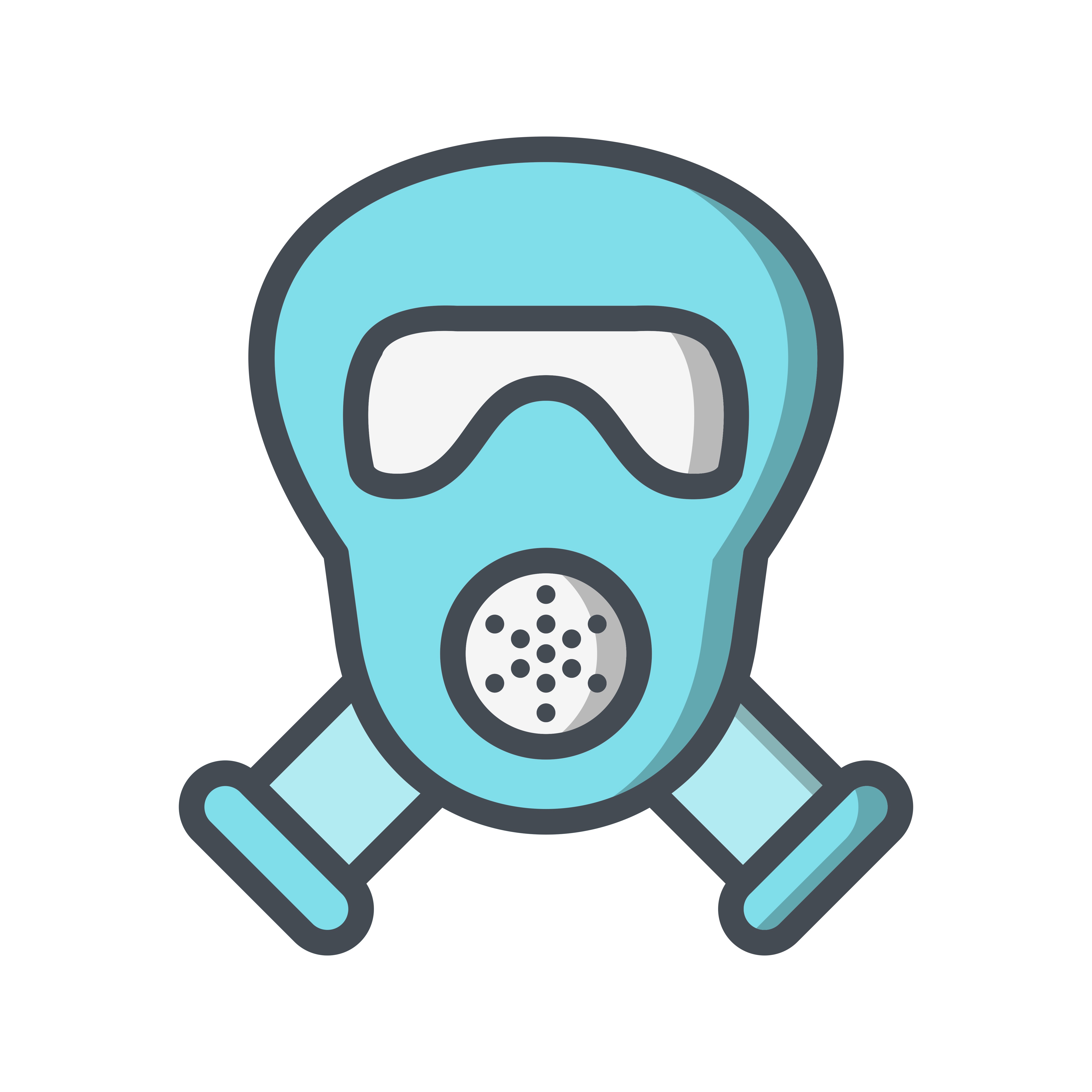 Download Gas mask Vector Icon 354661 Vector Art at Vecteezy