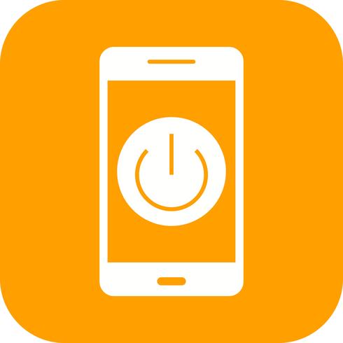 Apagar el icono de Vector de aplicación móvil
