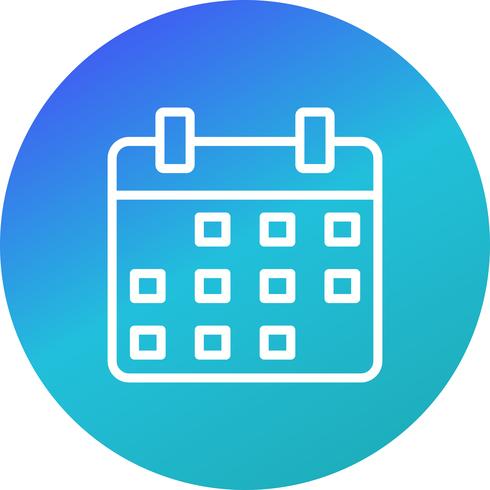 Vector icono de calendario