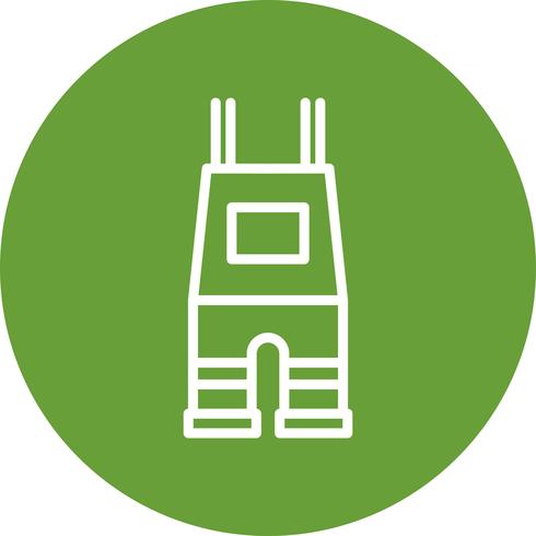 Dungarees Vector Icon