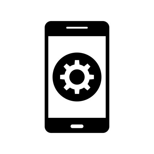 Setting Mobile Application Vector Icon