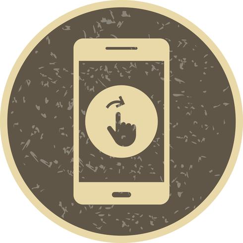 Swipe Mobile Application Vector Icon