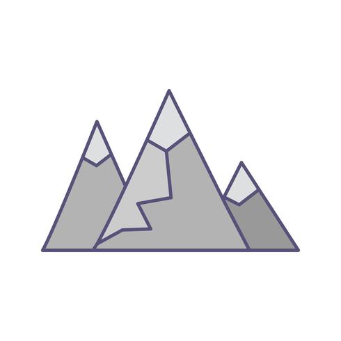 Mountains Vector Icon