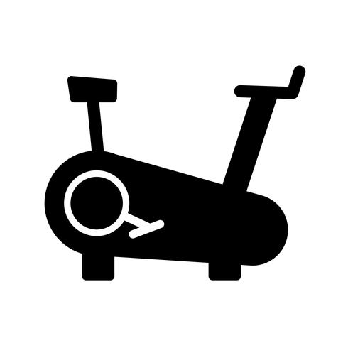 Vector Vector Cycling Machine Icon  