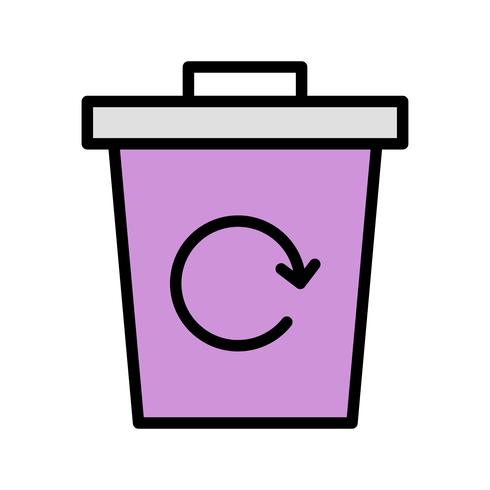 Garbage Recycle Vector Icon