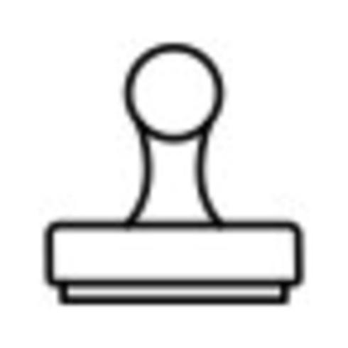 Stamp Vector Icon 