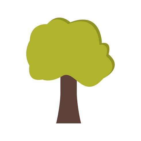 Icono de vector de árbol