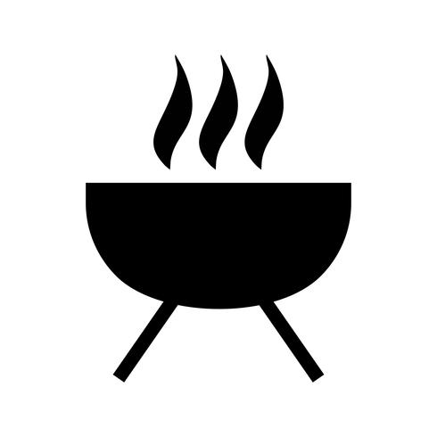 Icono de vector de barbacoa