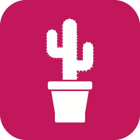 Icono de vector de cactus