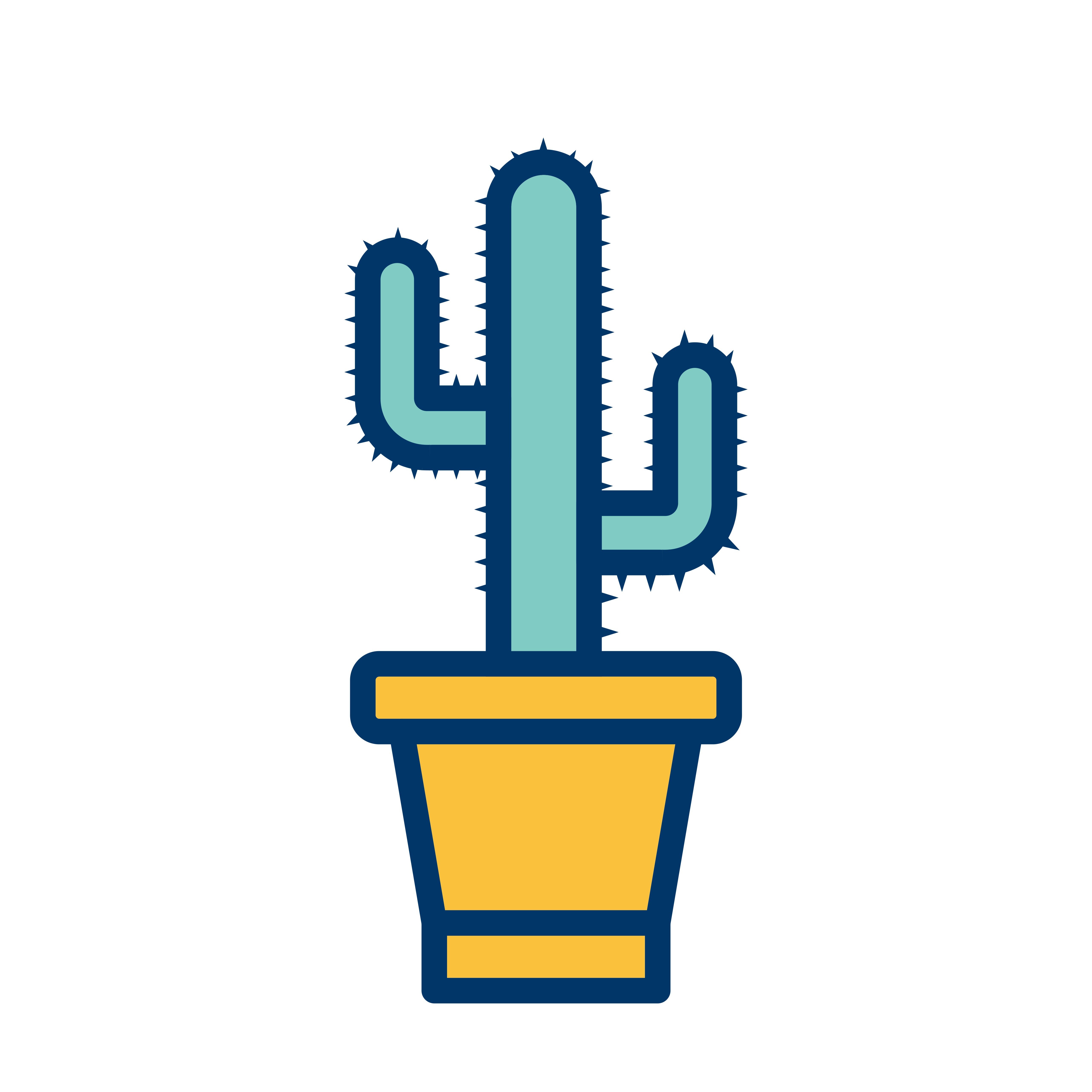 Cactus Vector Icon 355033 Vector Art at Vecteezy