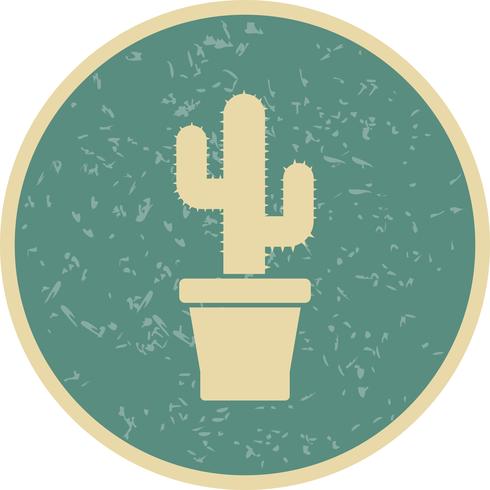 Icono de vector de cactus