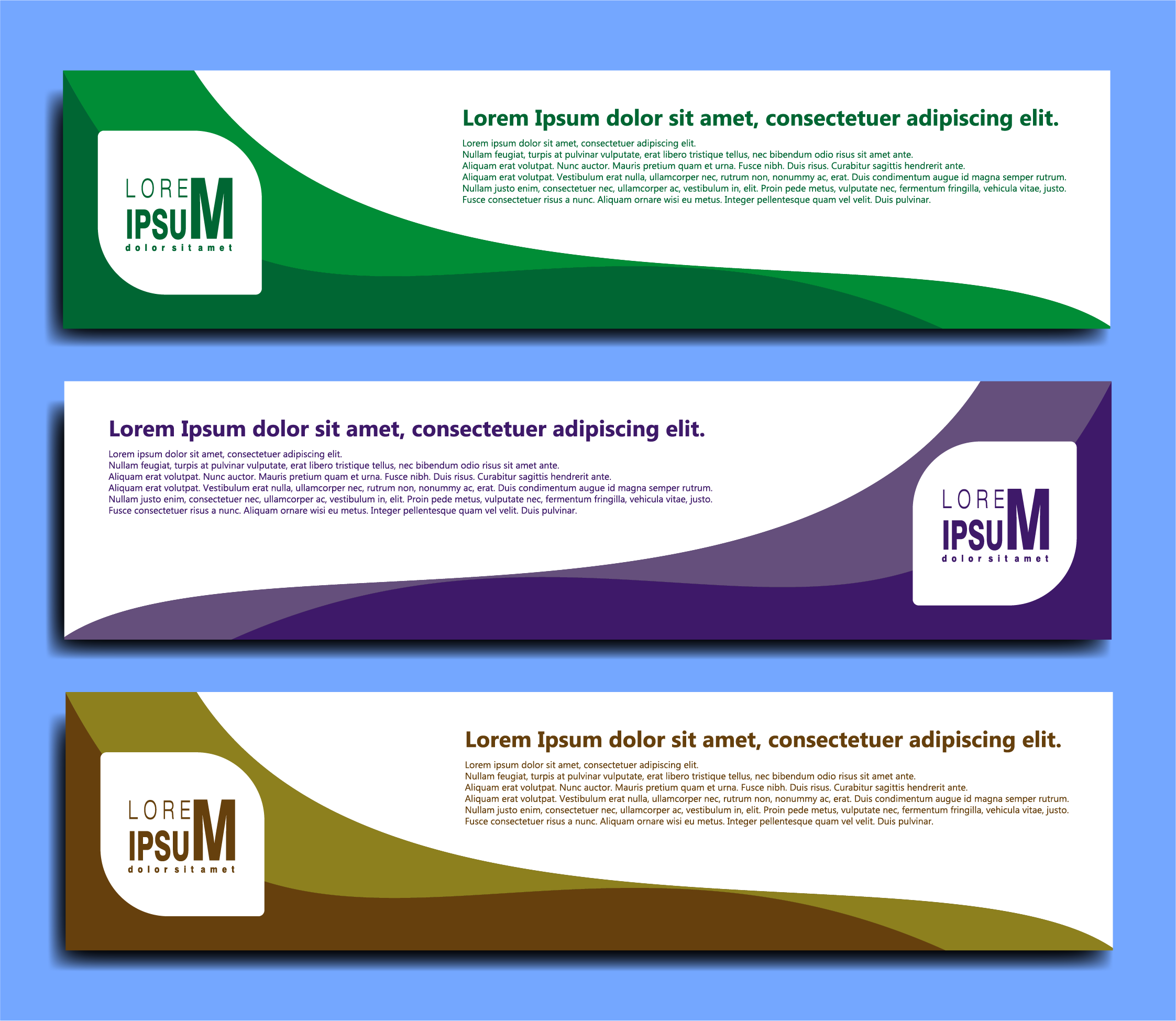 abstract banner web template 355041 - Download Free Vectors, Clipart