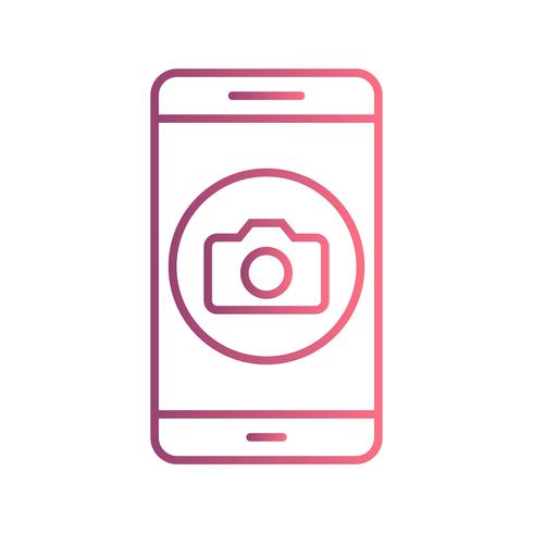 Camera Mobile Application Vector Icon