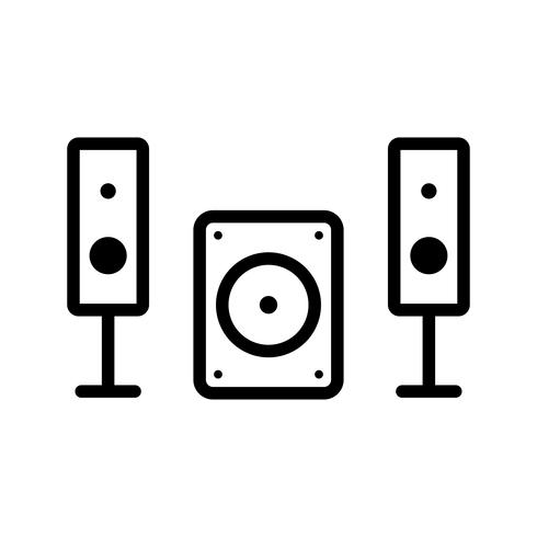 Music System Vector Icon