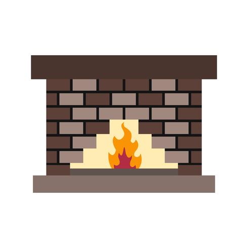 Fire Place Vector Icon