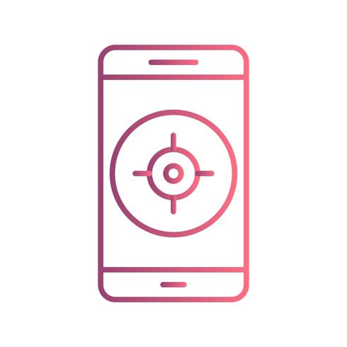 GPS Mobile Application Vector Icon
