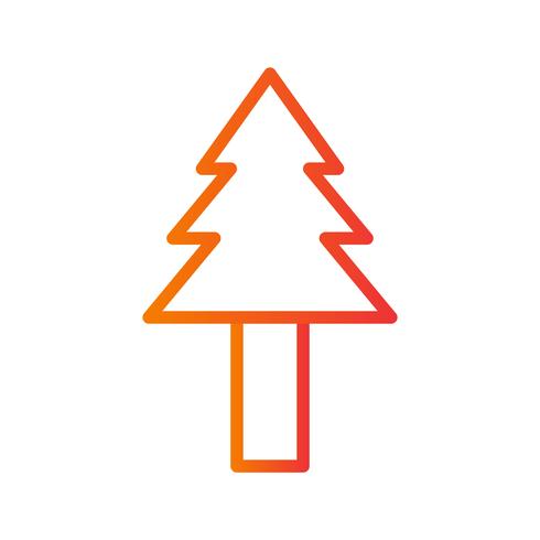 Pine Tree Vector Icon   