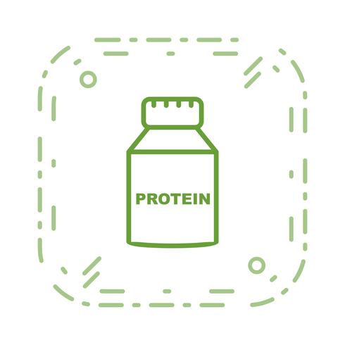 Vector icono de proteína