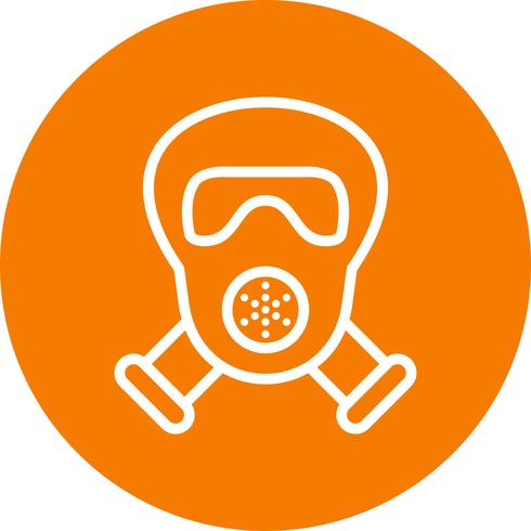 Gas mask Vector Icon