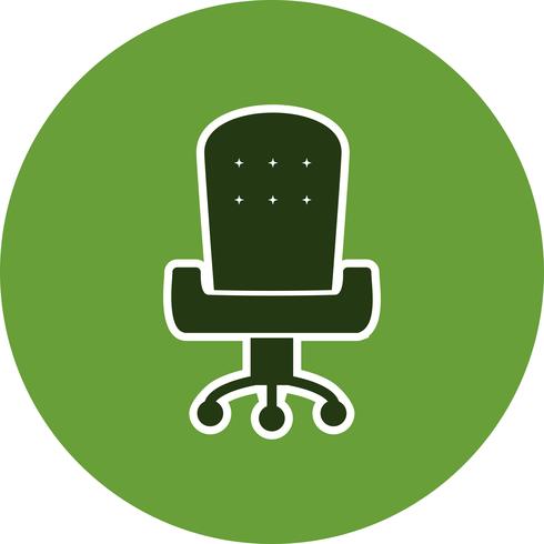 Office Chair Vector Icon 