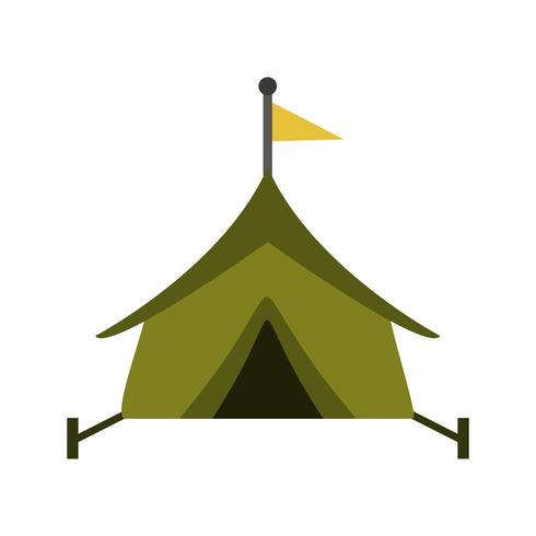 Tent Vector Icon