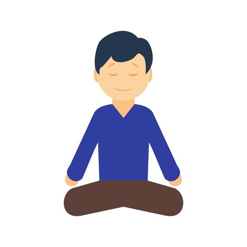 Vector Yoga Icon