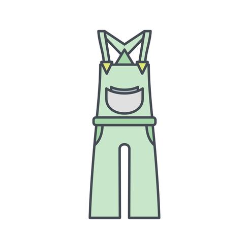 Dungarees Vector Icon