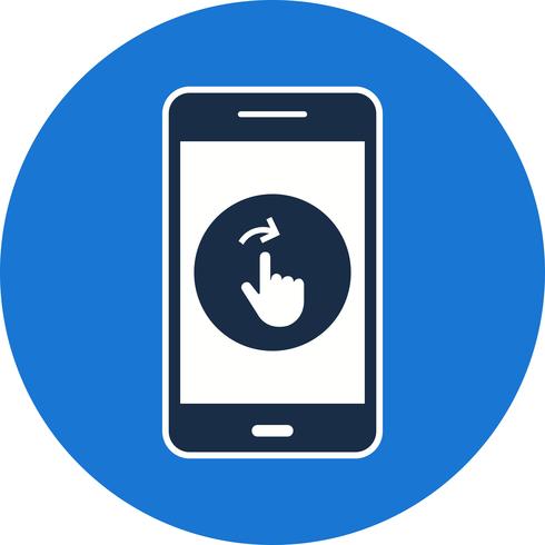Swipe Mobile Application Vector Icon