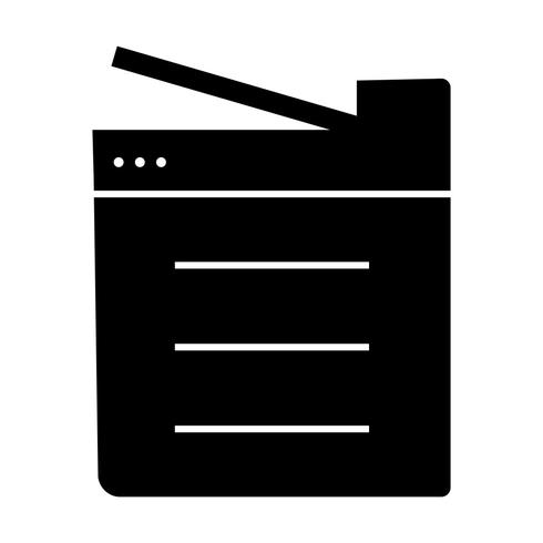 Copy Machine Vector Icon 